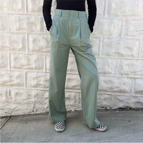 Everlane The Way-High Tencel Drape Wide Leg Pants Tan - Picture 4 of 16